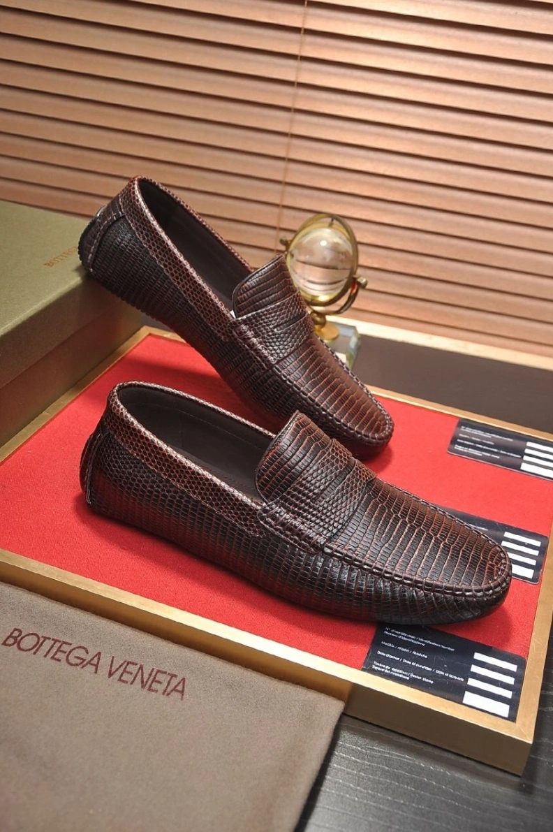 Efficient Bxttxga Vxnxta Leather Shoes 112448
