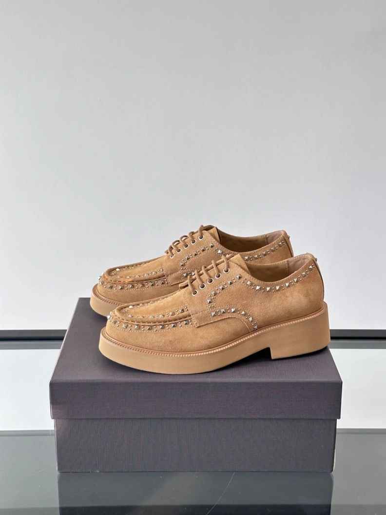 Vibrant Vxlxntino Leather Shoes 229181