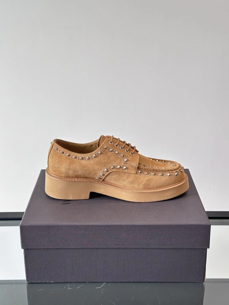 Vibrant Vxlxntino Leather Shoes 229181