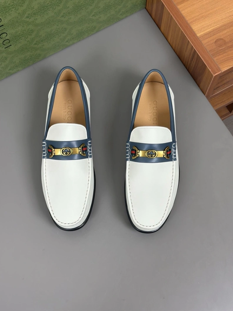 Trendy Gxccx Leather Shoes 155813