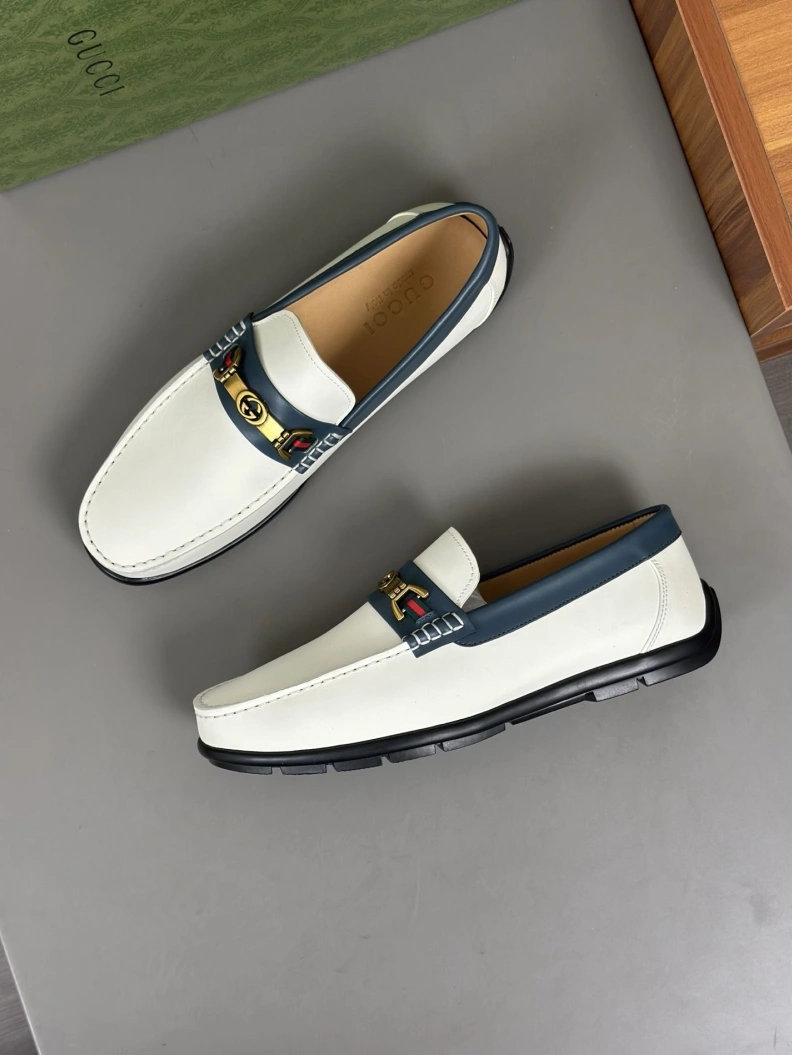 Trendy Gxccx Leather Shoes 155813