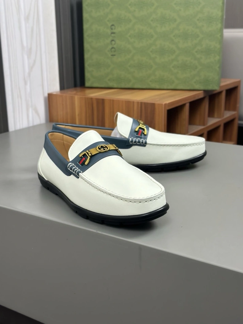 Trendy Gxccx Leather Shoes 155813