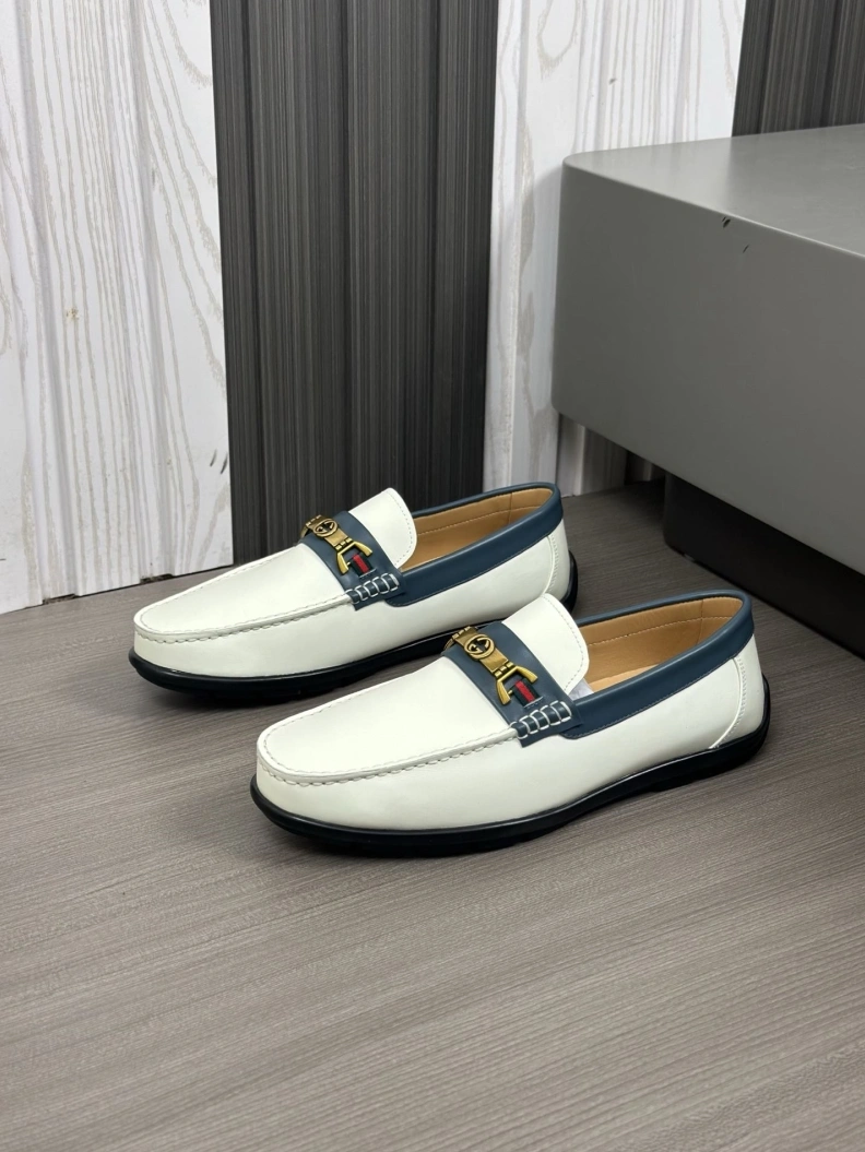 Trendy Gxccx Leather Shoes 155813