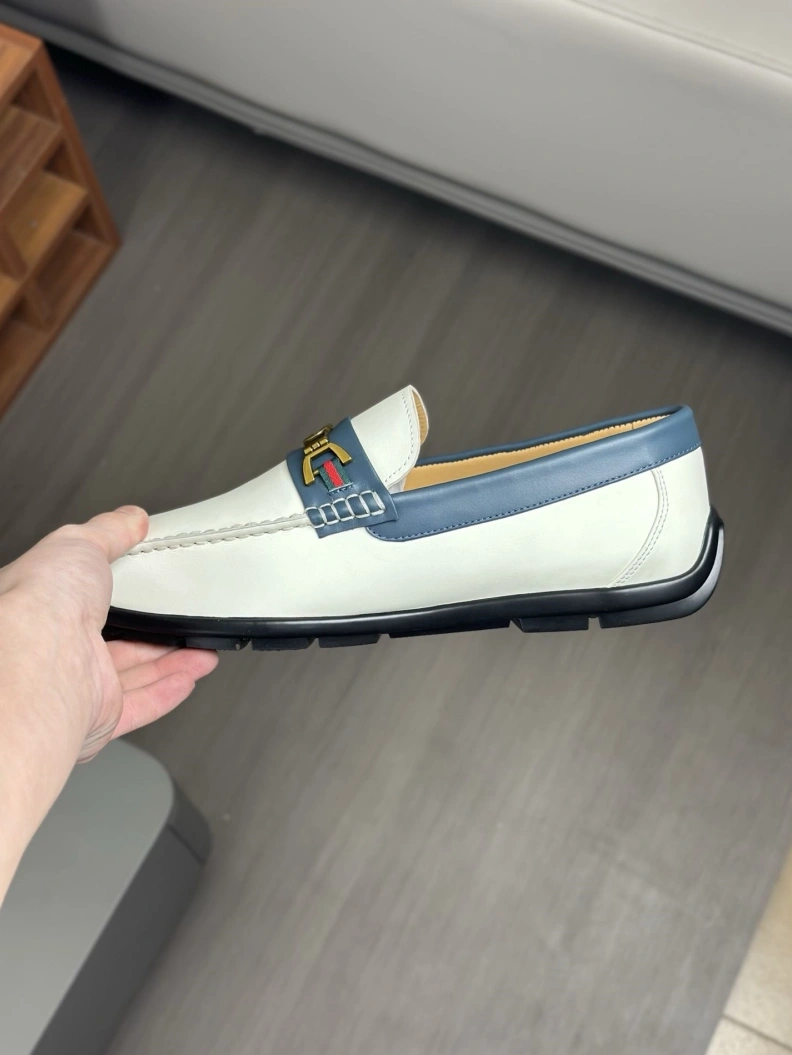Trendy Gxccx Leather Shoes 155813