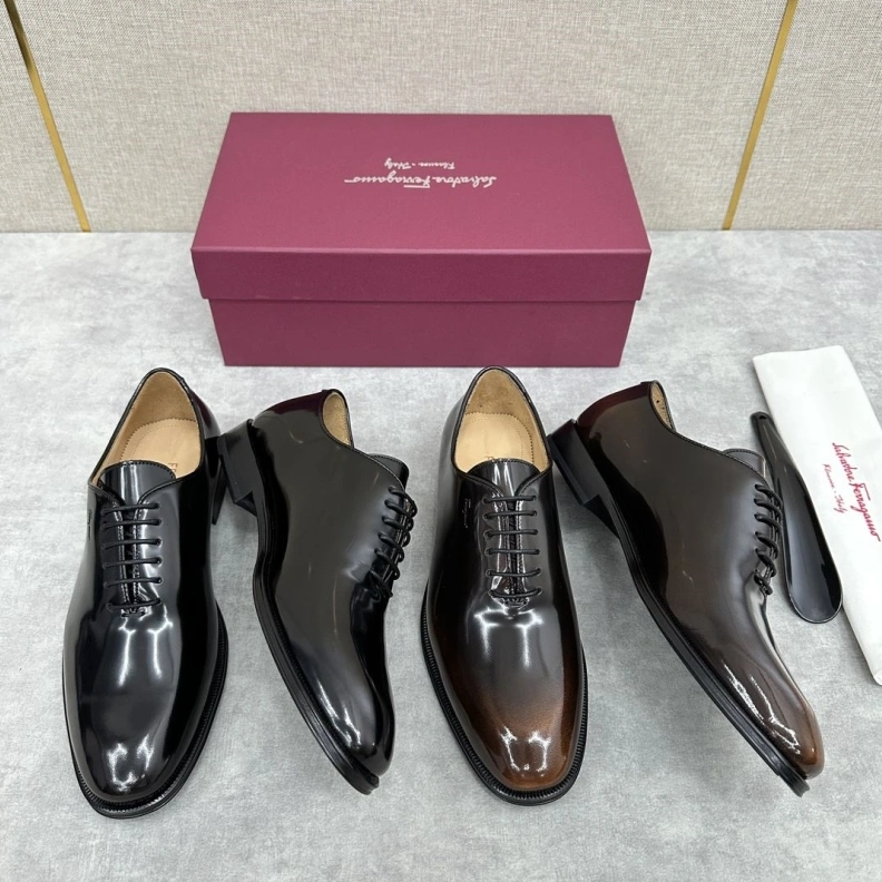 Classic Mxnxlo Blxhnxk Leather Shoes 192949