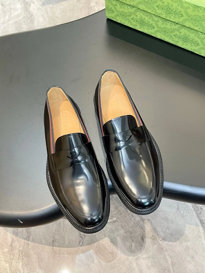 Gxccx Leather Shoes Versatile 155807