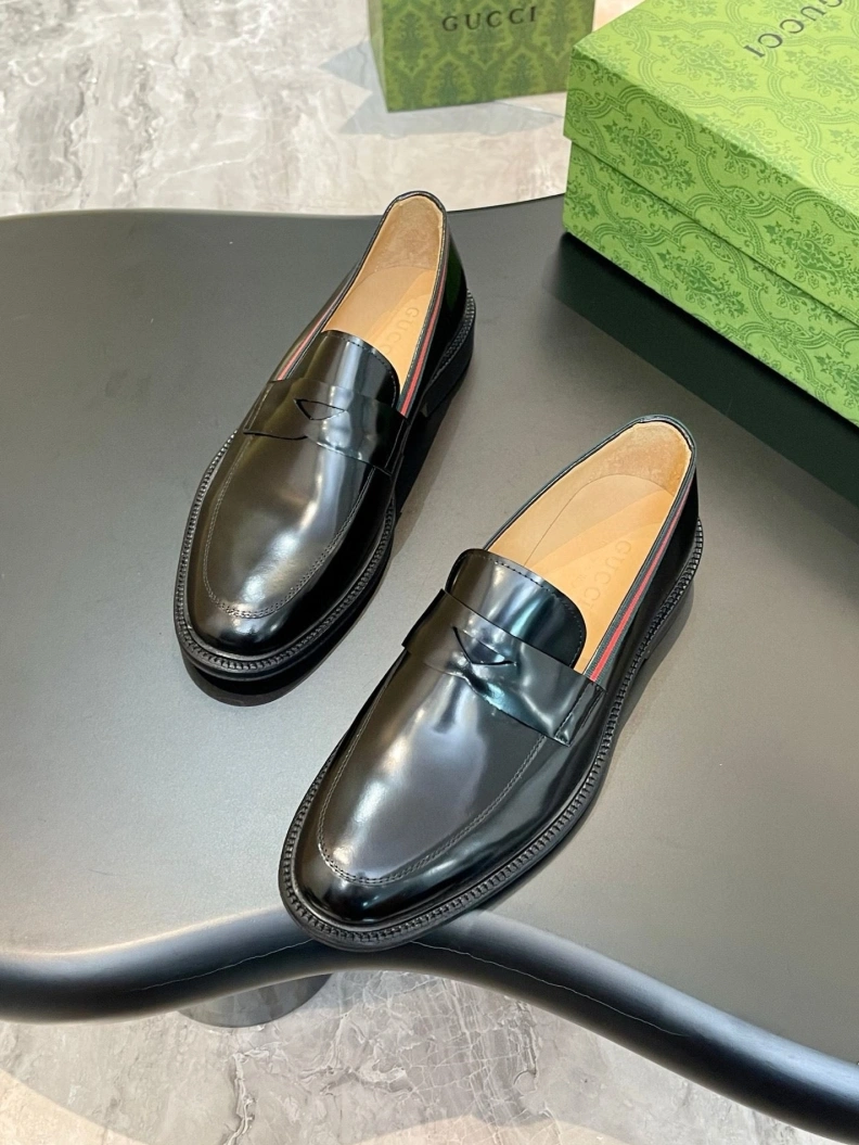 Gxccx Leather Shoes Versatile 155807