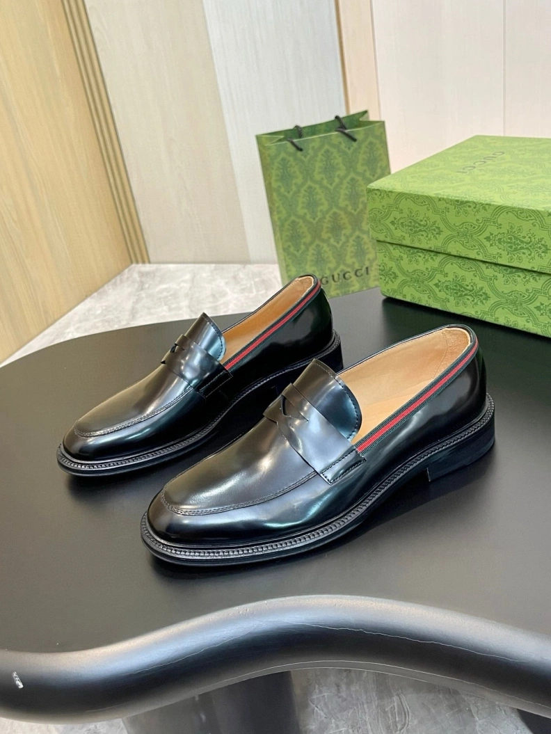 Gxccx Leather Shoes Versatile 155807