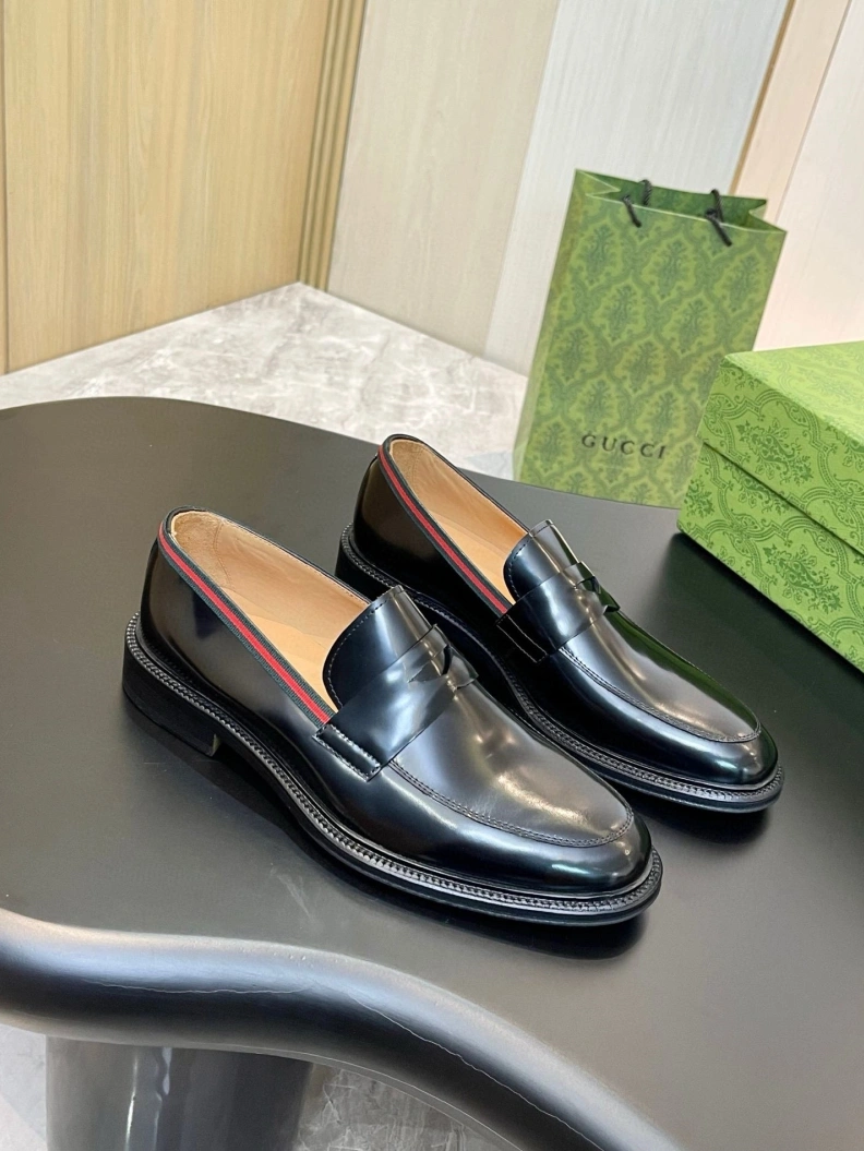 Gxccx Leather Shoes Versatile 155807