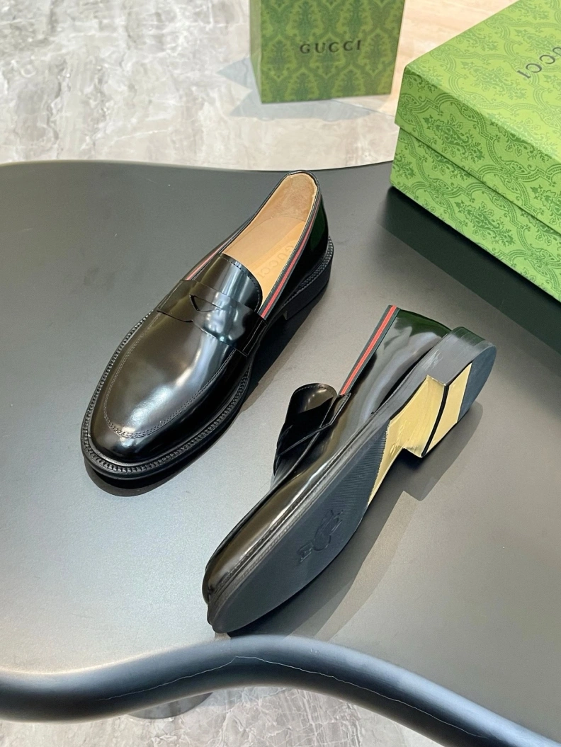 Gxccx Leather Shoes Versatile 155807