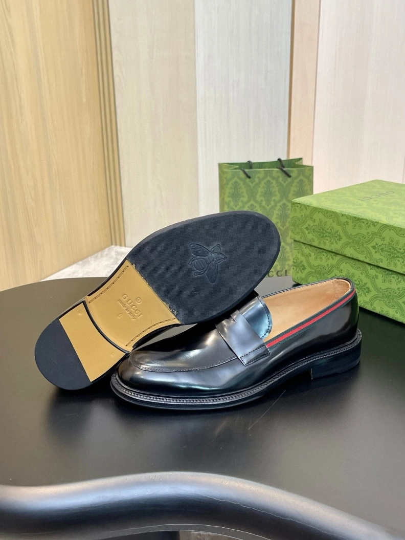 Gxccx Leather Shoes Versatile 155807