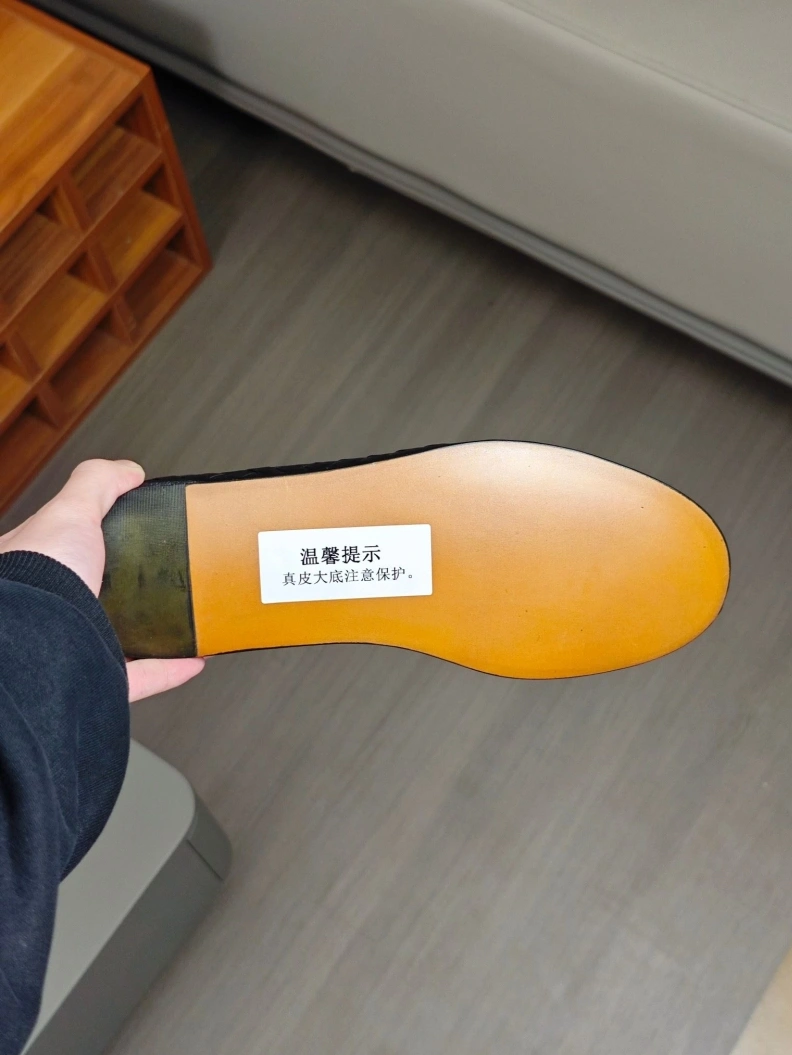 Modern Bxttxga Vxnxta Leather Shoes 112374