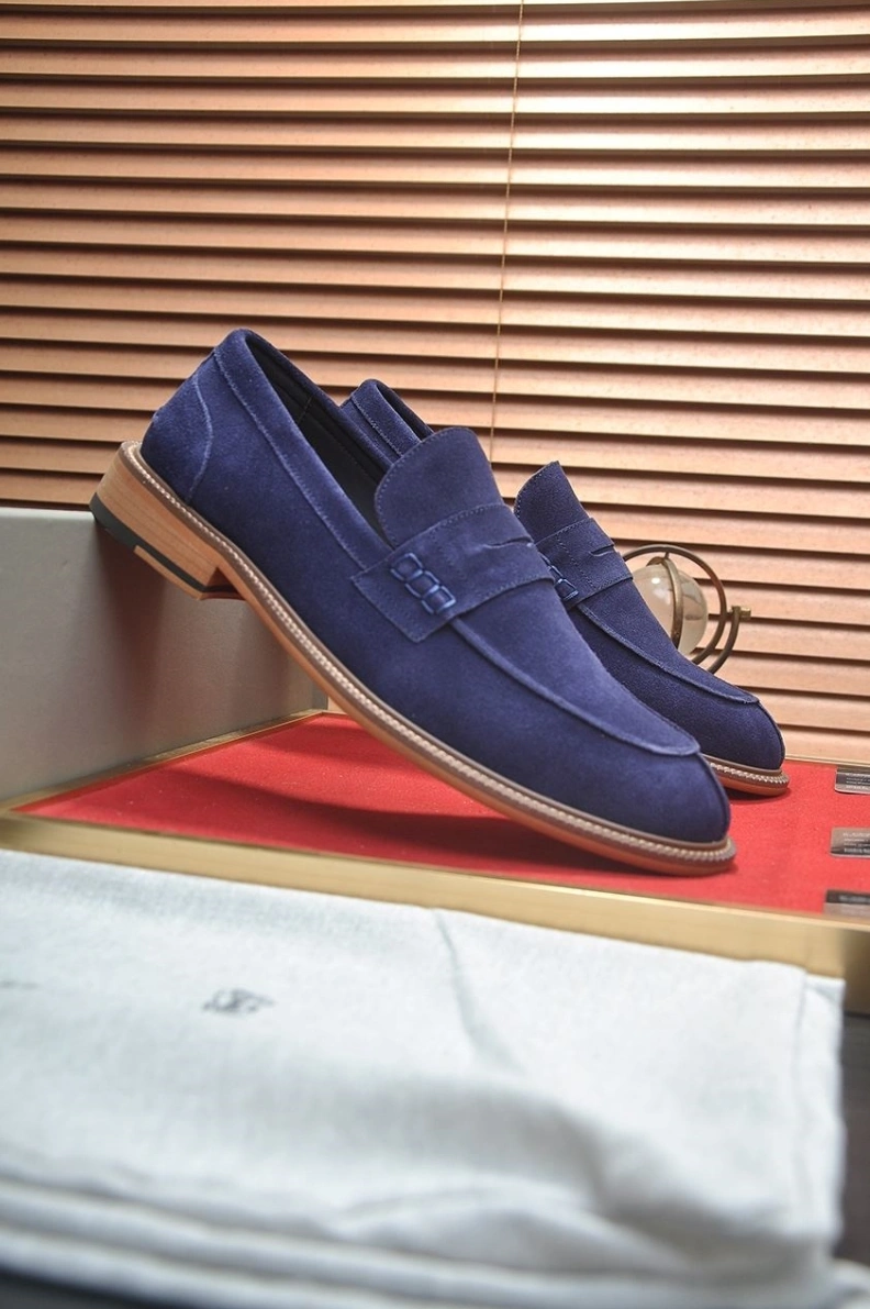 Bright Brxnxllo Cxcxnelli Leather Shoes 113507
