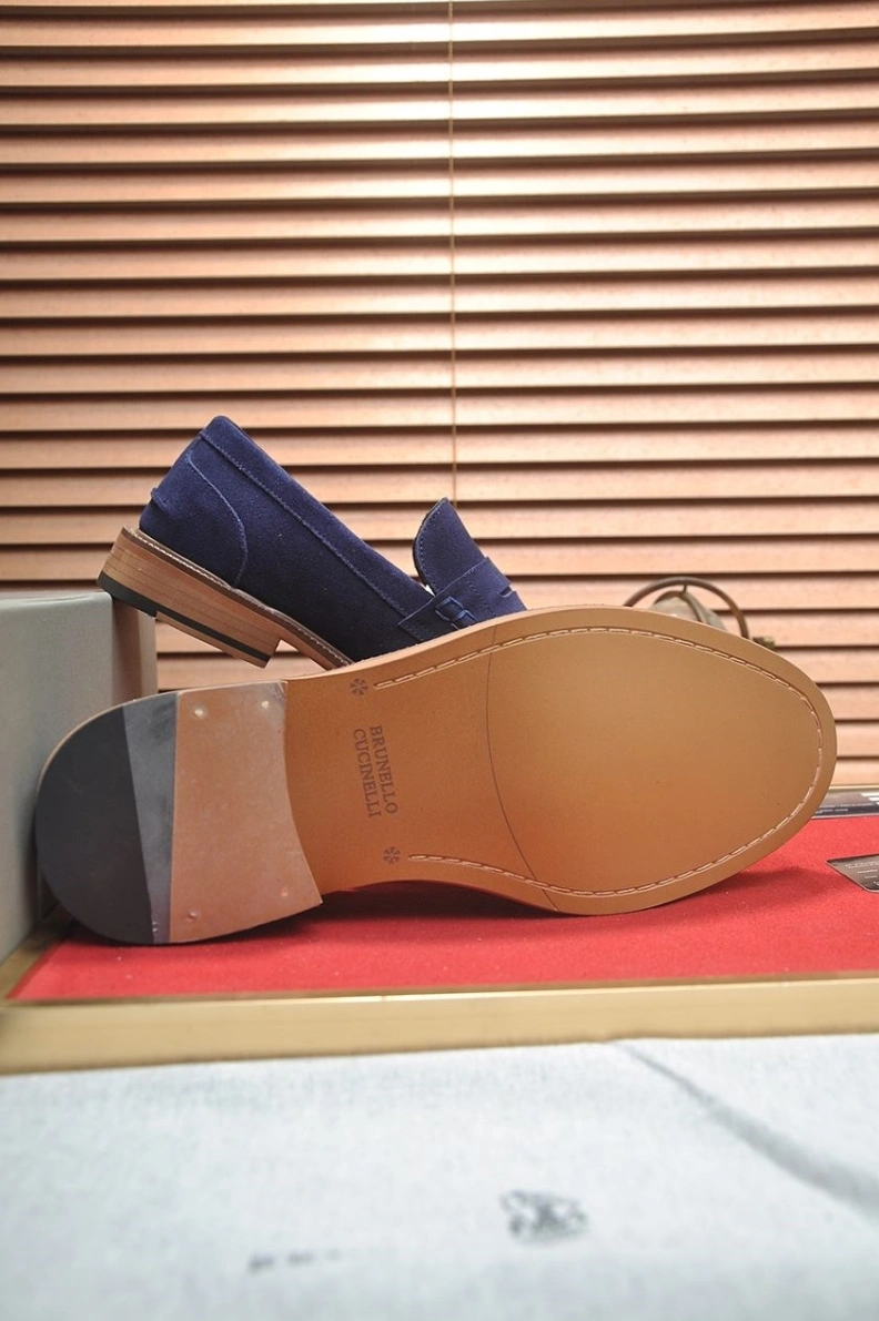 Bright Brxnxllo Cxcxnelli Leather Shoes 113507