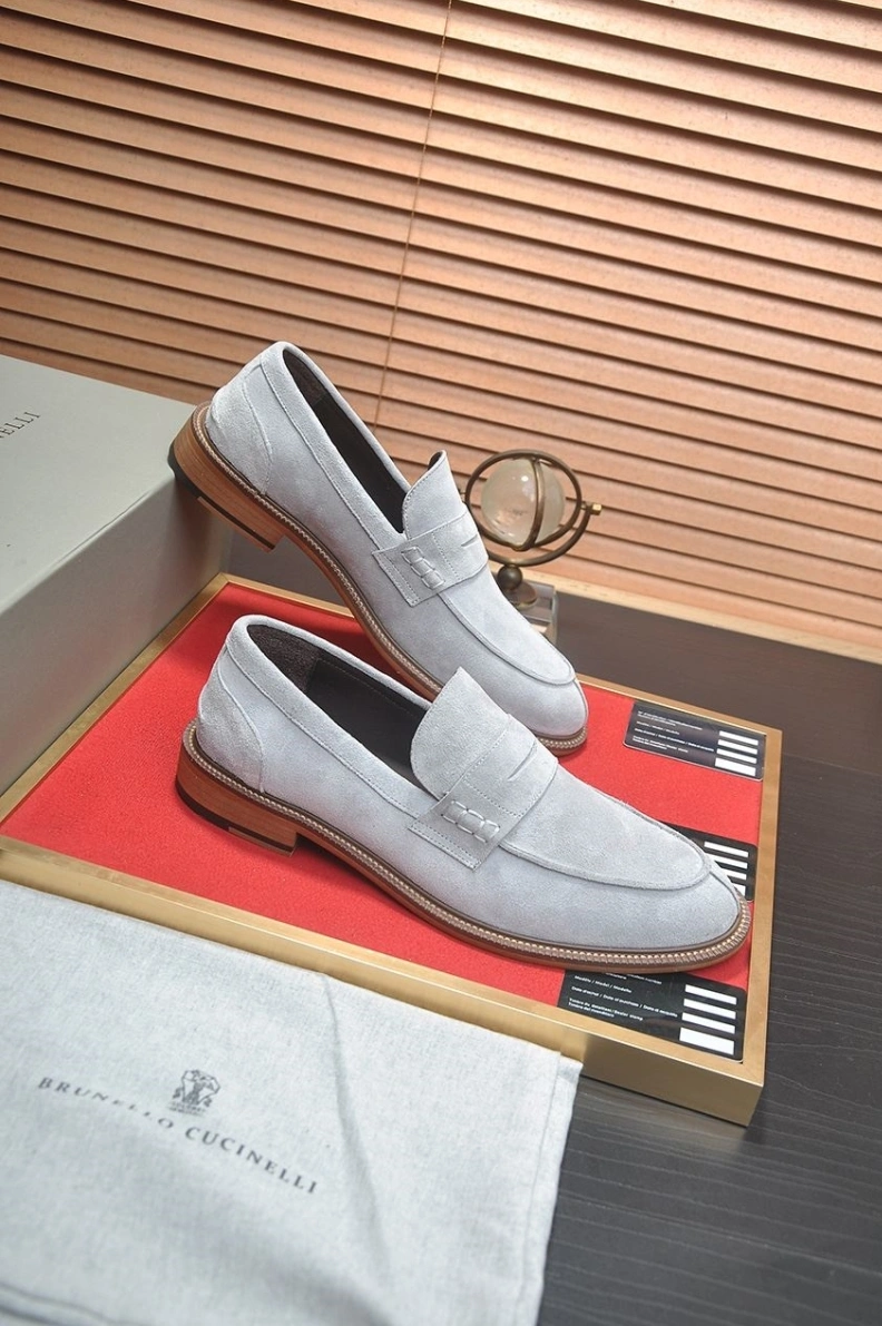 Brxnxllo Cxcxnelli Leather Shoes Fashionable 113508