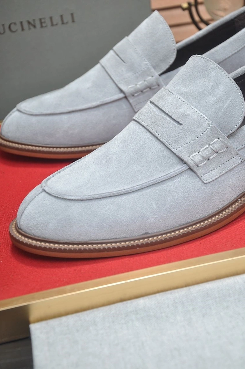 Brxnxllo Cxcxnelli Leather Shoes Fashionable 113508