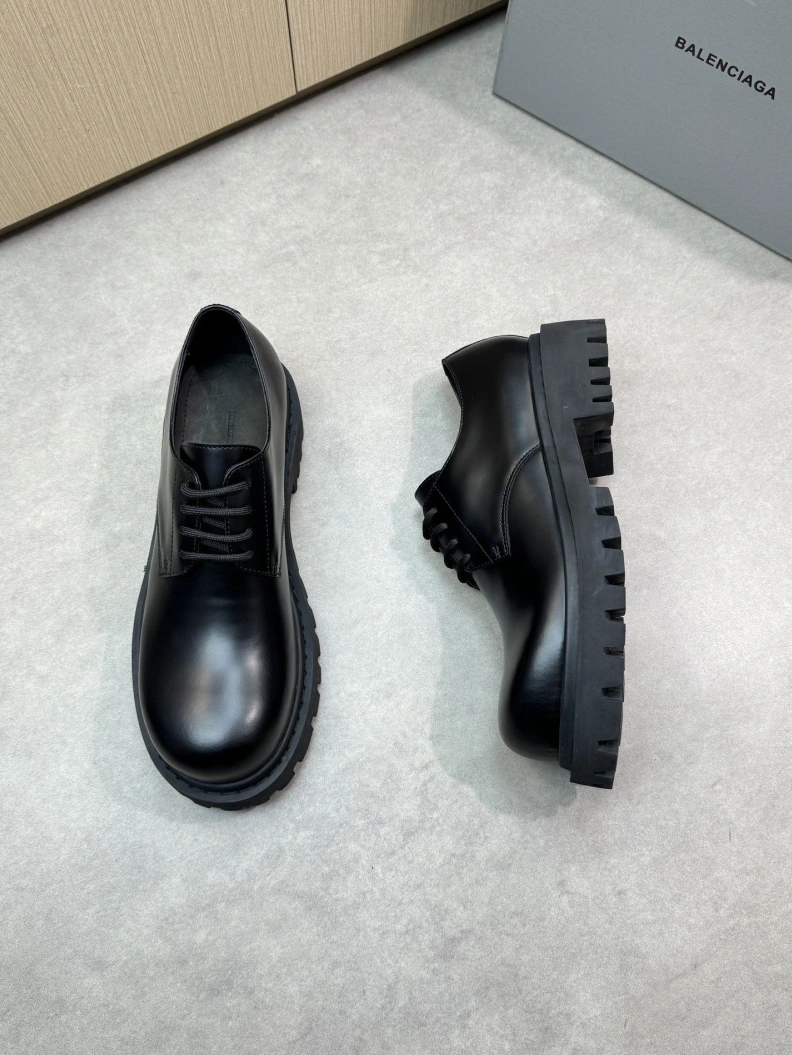 HighQuality Bxlxnciaga Leather Shoes 109251