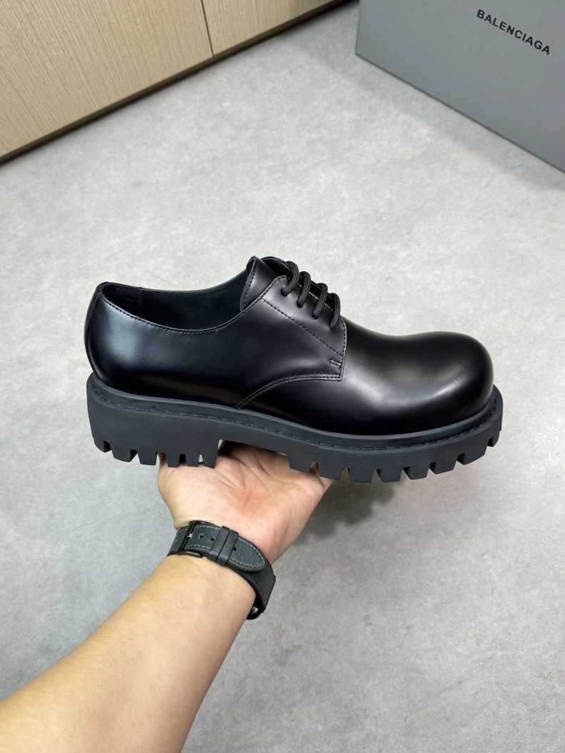 HighQuality Bxlxnciaga Leather Shoes 109251