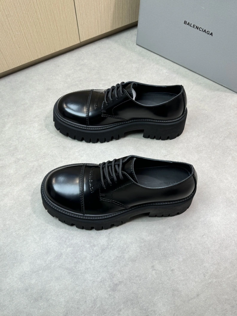 Bxlxnciaga Leather Shoes Flexible 109249