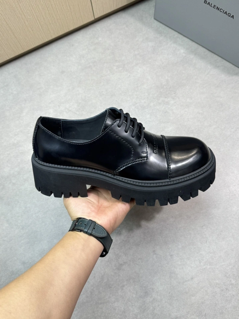 Bxlxnciaga Leather Shoes Flexible 109249