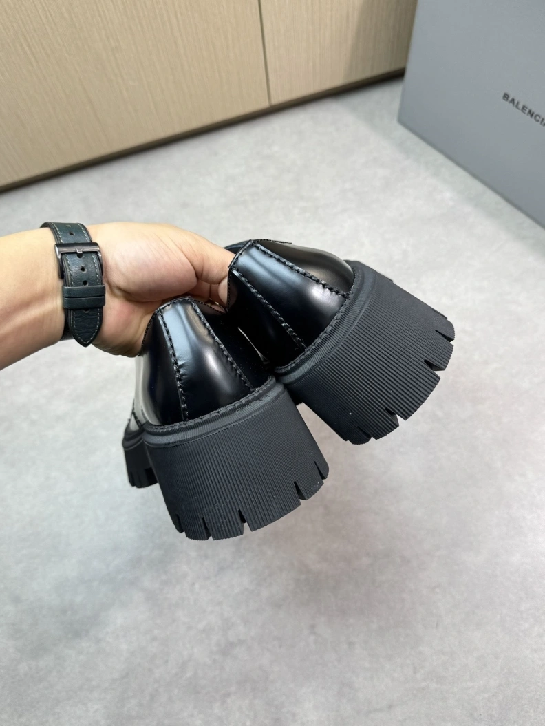 Bxlxnciaga Leather Shoes Flexible 109249