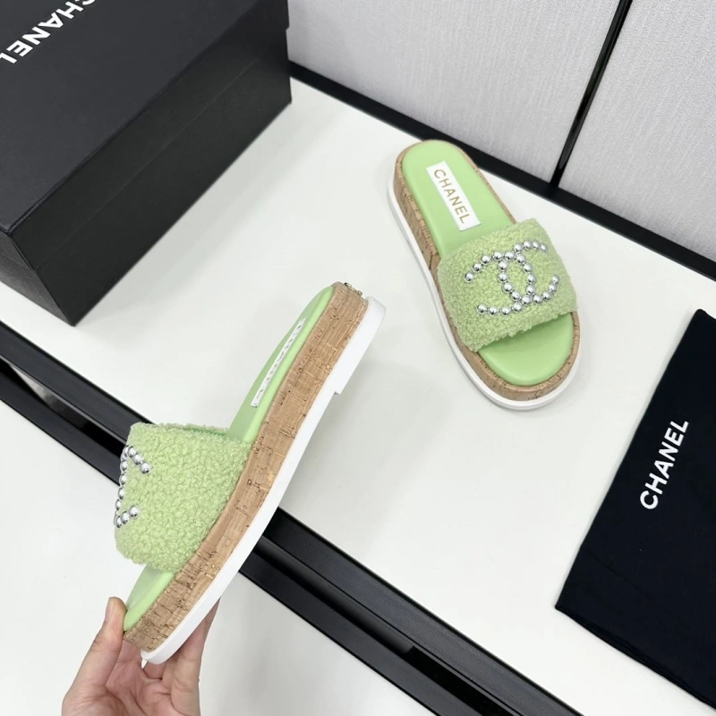 Cozy Chxnxl Slippers 125449