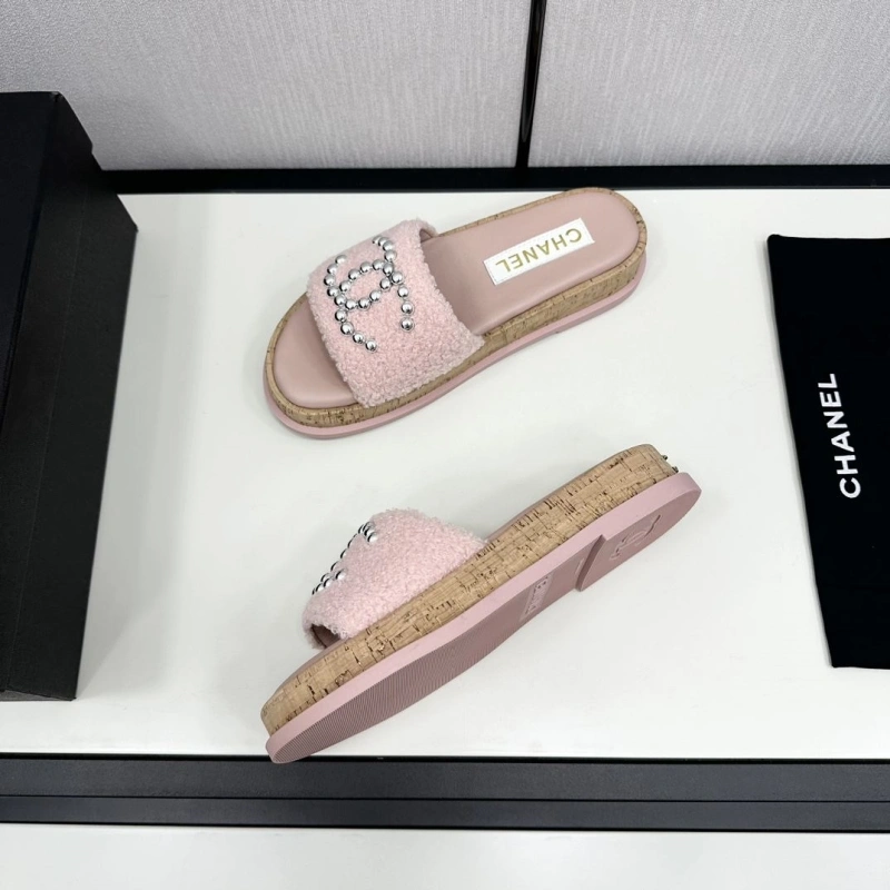 Elegant Chxnxl Slippers 125458