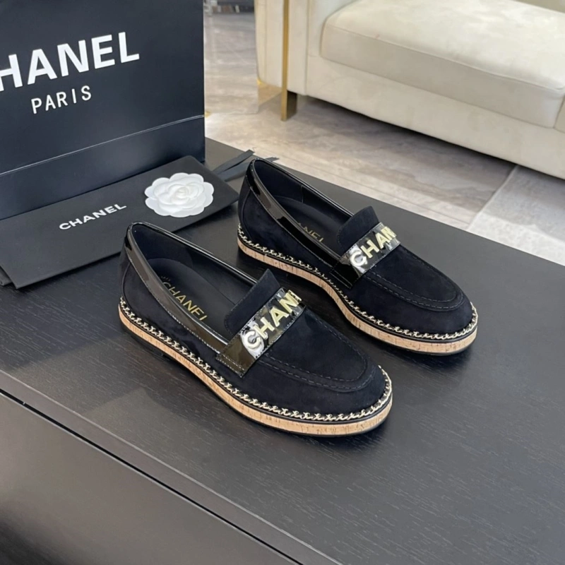 Trendy Chxnxl Leather Shoes 125502