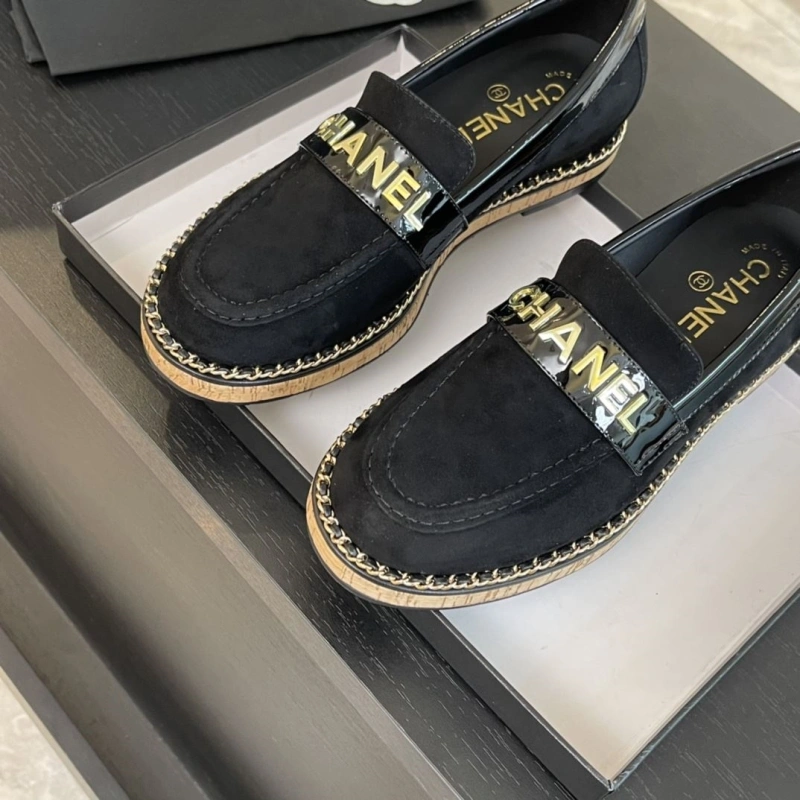 Trendy Chxnxl Leather Shoes 125502