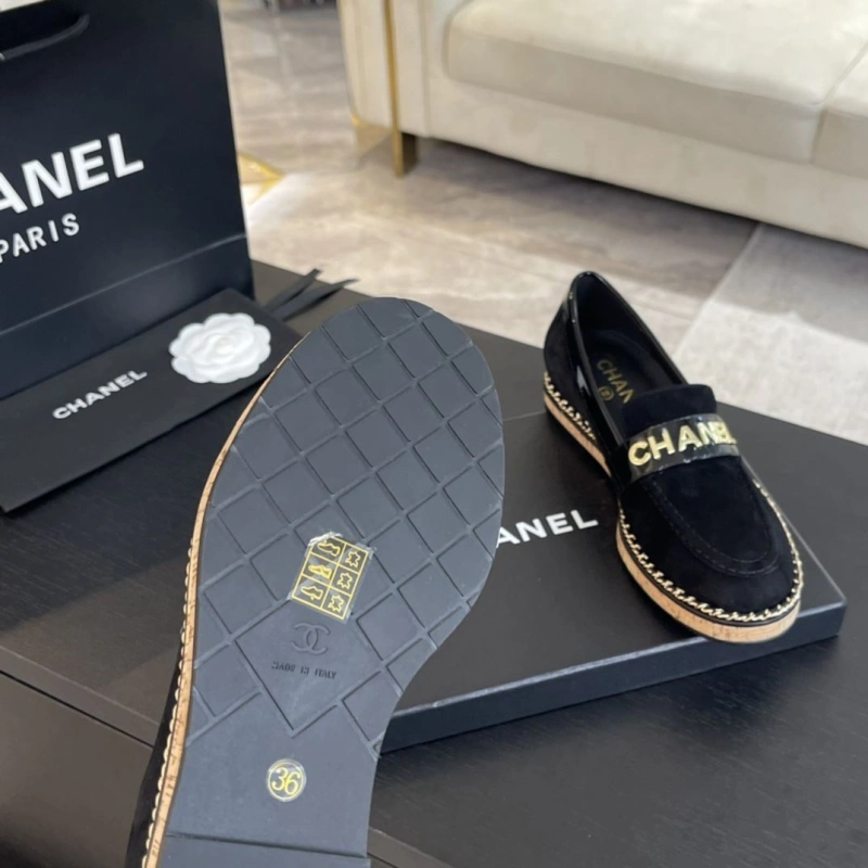 Trendy Chxnxl Leather Shoes 125502