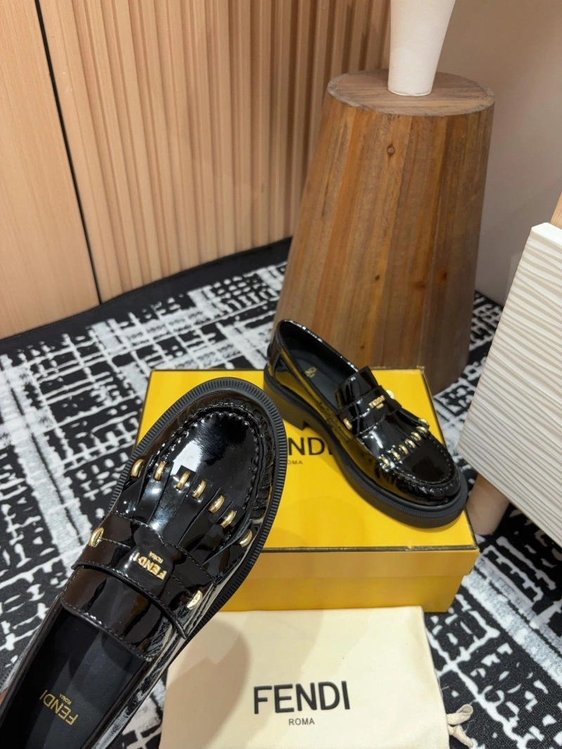 Fxndx Leather Shoes Bright 148122
