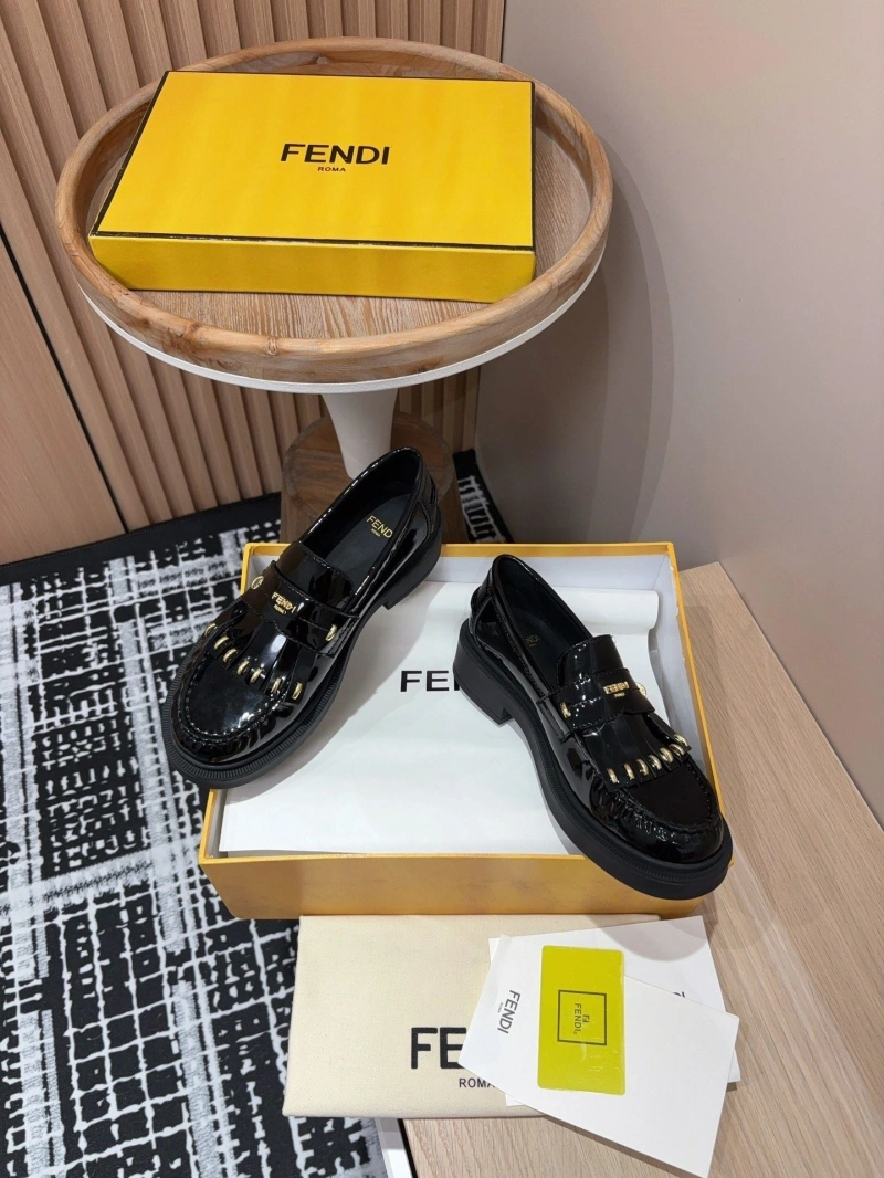 Fxndx Leather Shoes Bright 148122