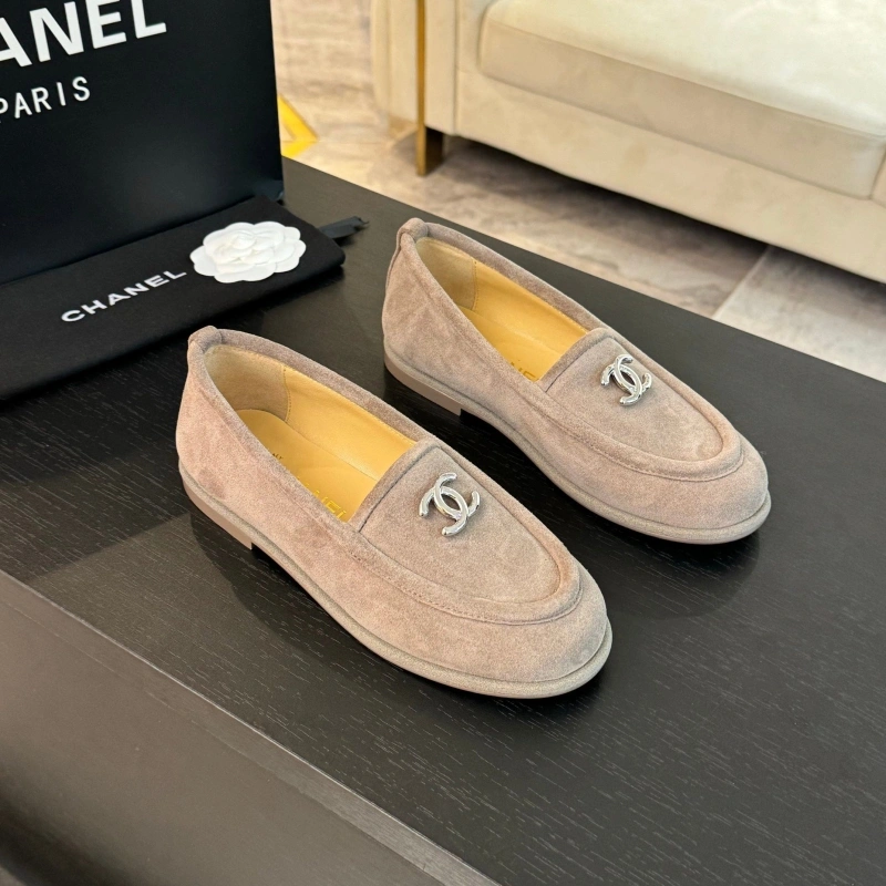 Bright Chxnxl Leather Shoes 125480