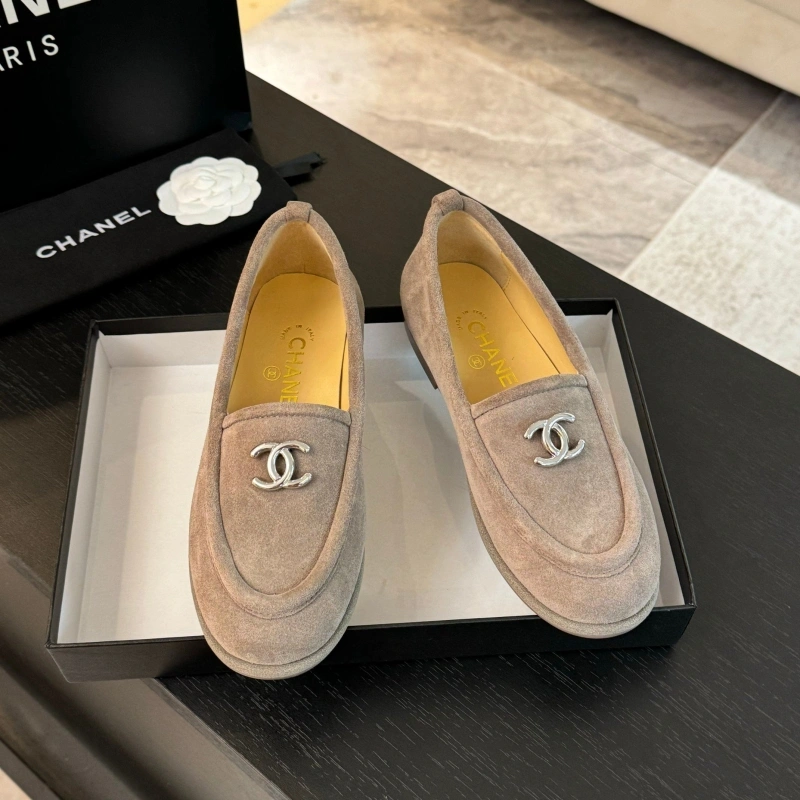 Bright Chxnxl Leather Shoes 125480