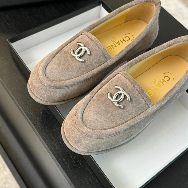 Bright Chxnxl Leather Shoes 125480