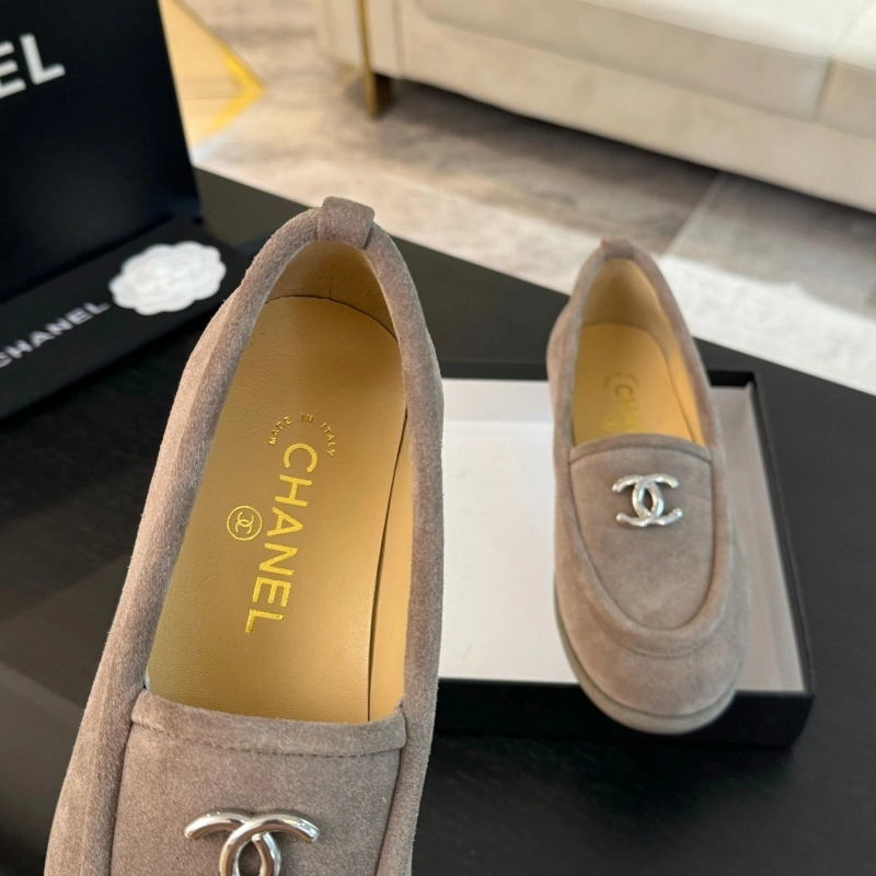 Bright Chxnxl Leather Shoes 125480