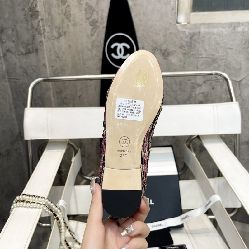 Sleek Chxnxl Flat Shoes 133188