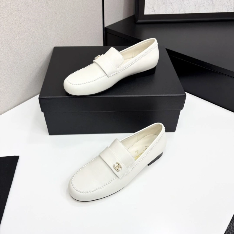 Trendy Chxnxl Leather Shoes 119307