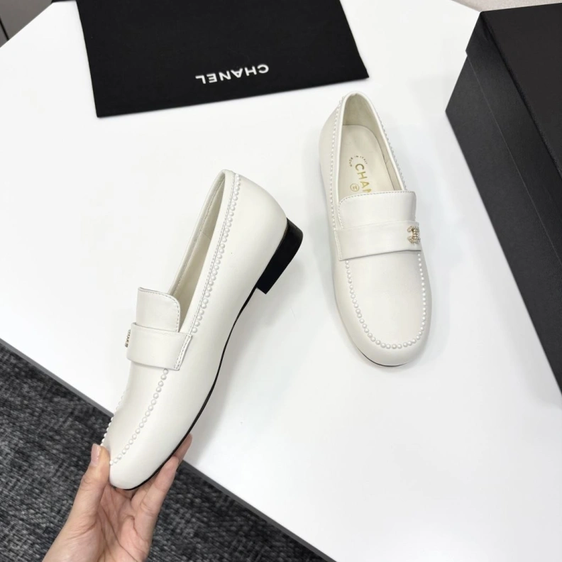 Trendy Chxnxl Leather Shoes 119307
