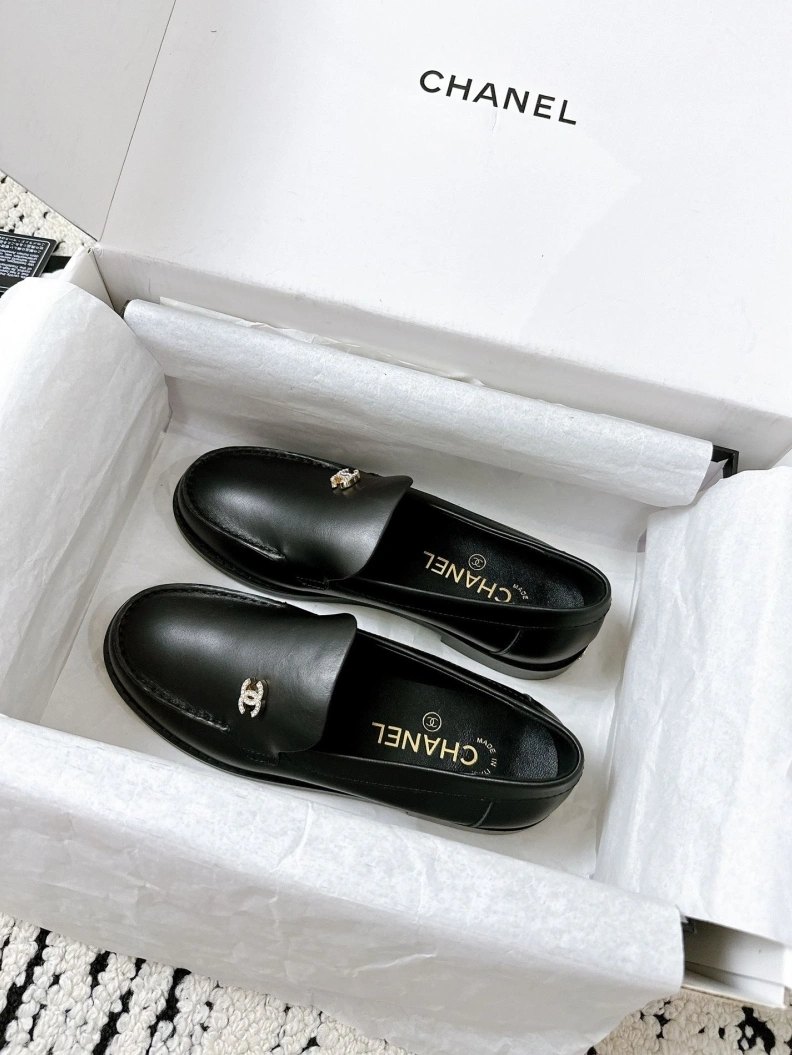 Versatile Chxnxl Leather Shoes 119319