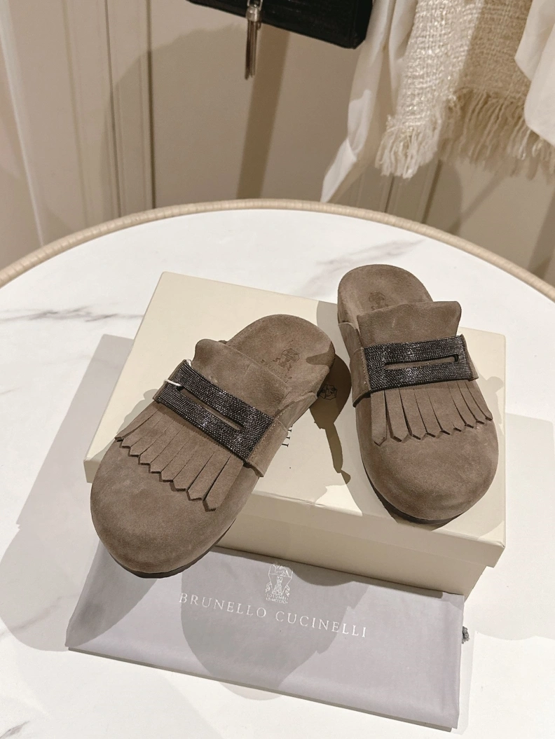 Brxnxllo Cxcxnelli Slippers Comfortable 113584