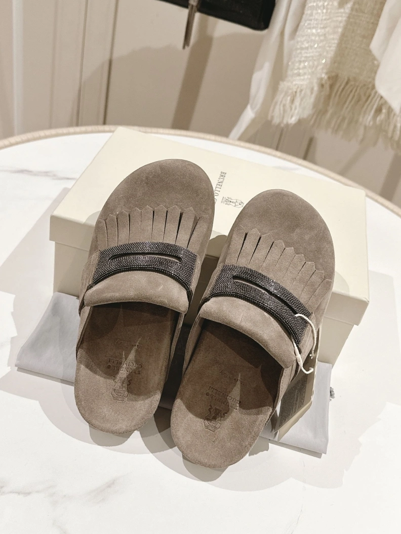 Brxnxllo Cxcxnelli Slippers Comfortable 113584