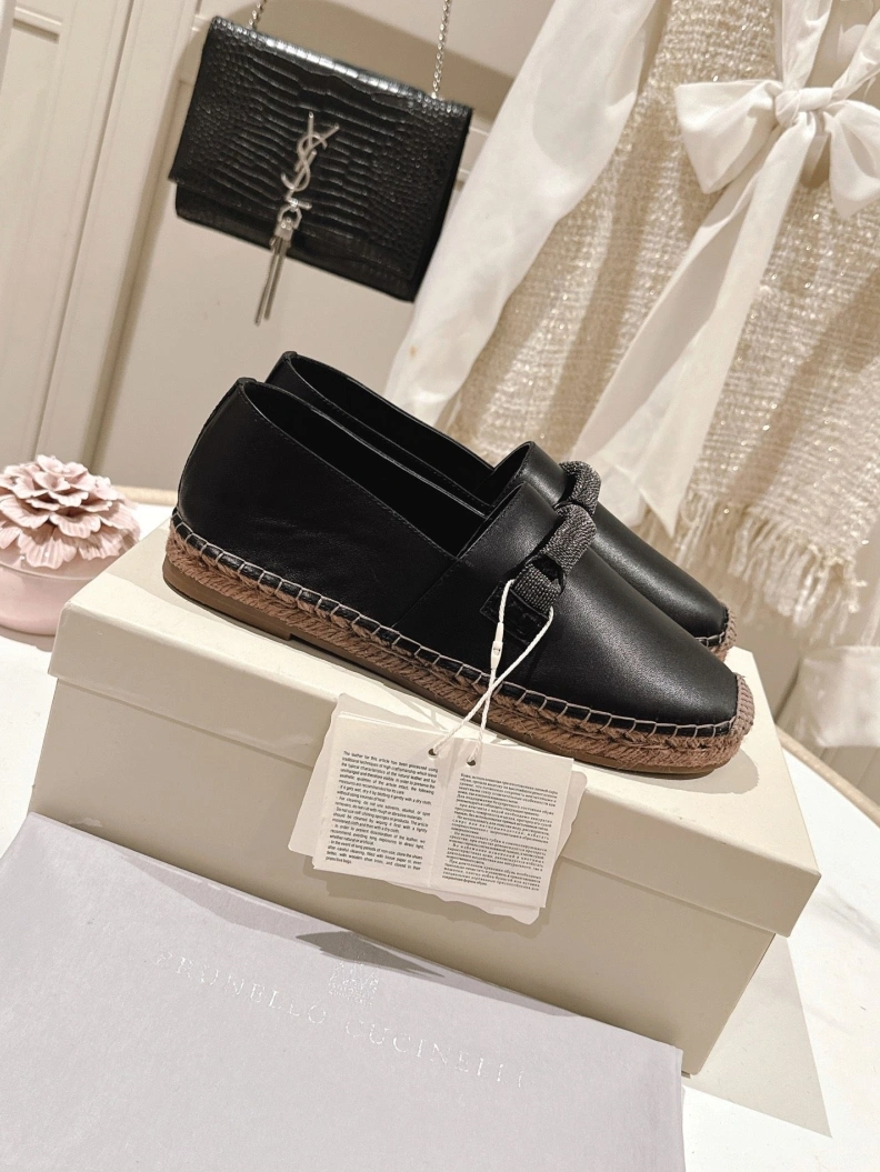 Fashionable Brxnxllo Cxcxnelli Leather Shoes 113661
