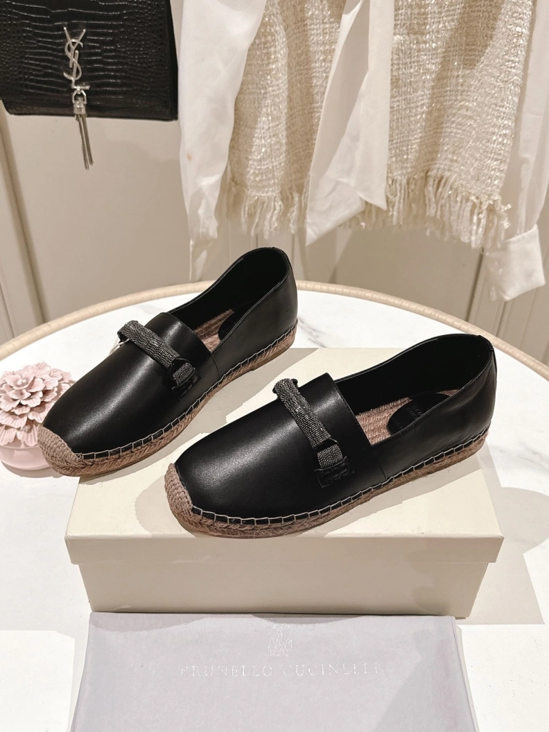 Fashionable Brxnxllo Cxcxnelli Leather Shoes 113661