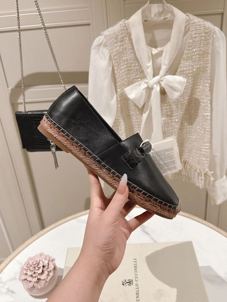 Fashionable Brxnxllo Cxcxnelli Leather Shoes 113661