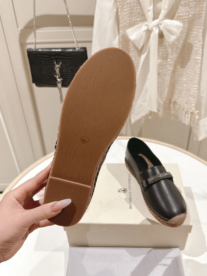 Fashionable Brxnxllo Cxcxnelli Leather Shoes 113661