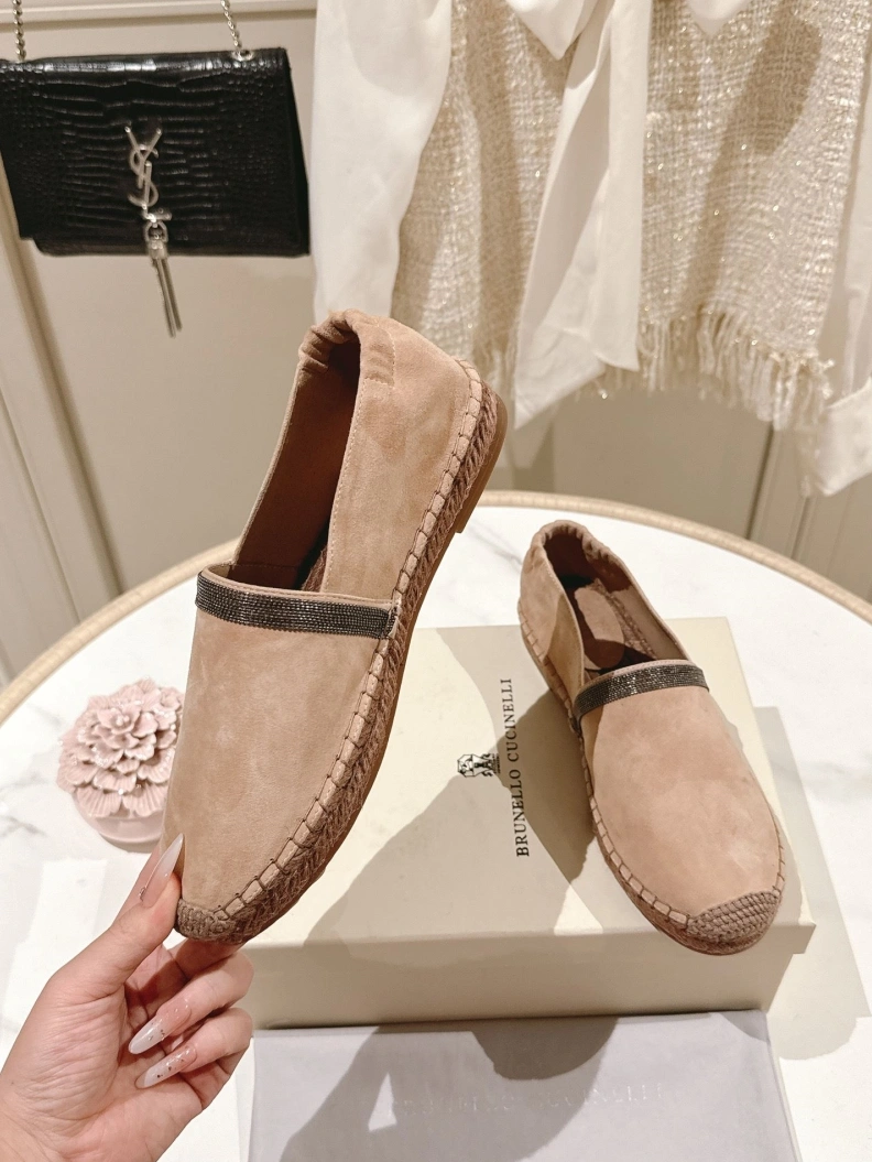 Bright Brxnxllo Cxcxnelli Leather Shoes 113662