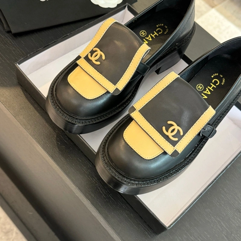 Cozy Chxnxl Leather Shoes 129972