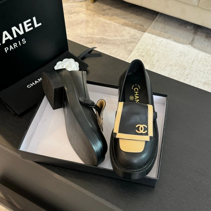 Cozy Chxnxl Leather Shoes 129972