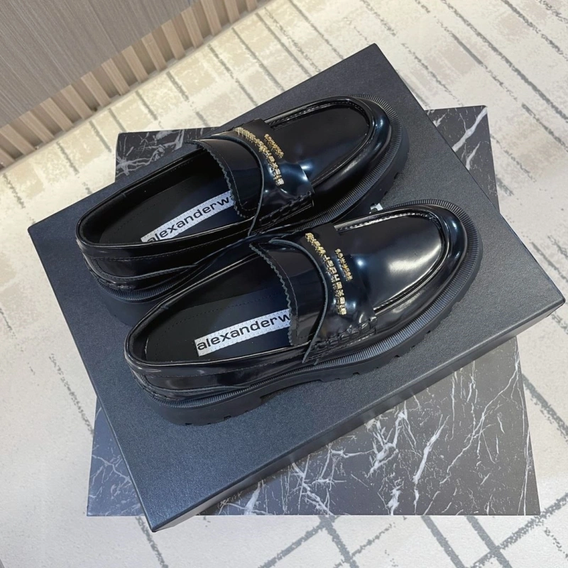 Alxxxnder Wxng Leather Shoes Comfortable 107377